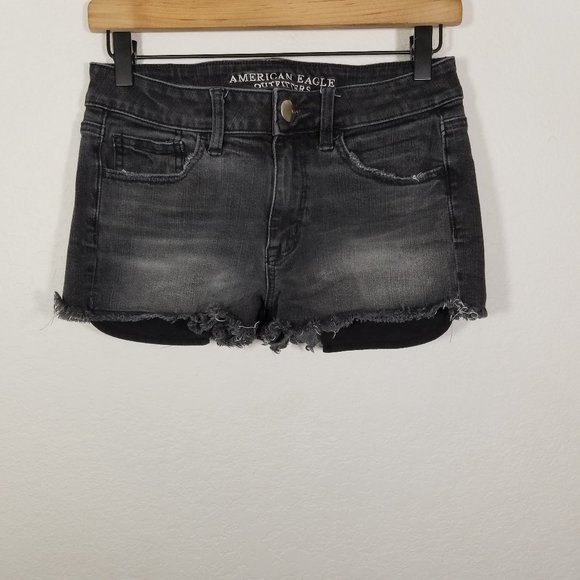 American Eagle Outfitters Pants - American Eagle HI-Rise Shortie Stretch Size 4